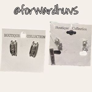 Boutique Collection Cubic Zirconia Earrings Sets (2)